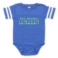 thumbnail image 1 of CafePress - Retro Triangle Pattern - Cute Infant Baby Football Bodysuit, 1 of 3