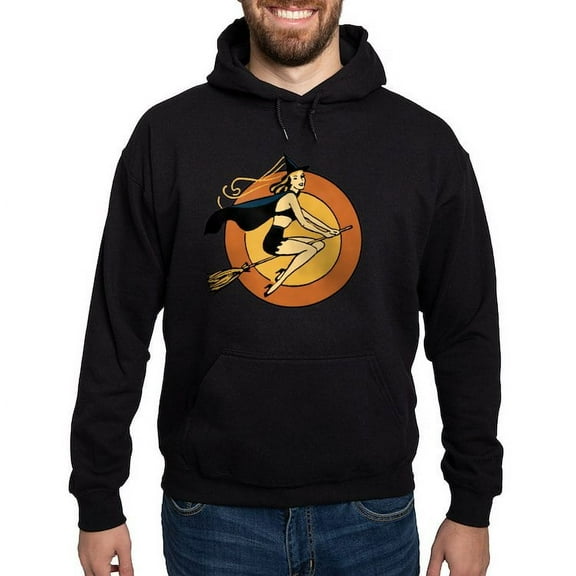 CafePress - Retro Witch Hoodie - Pullover Hoodie, Classic, Comfortable Hooded Sweatshirt