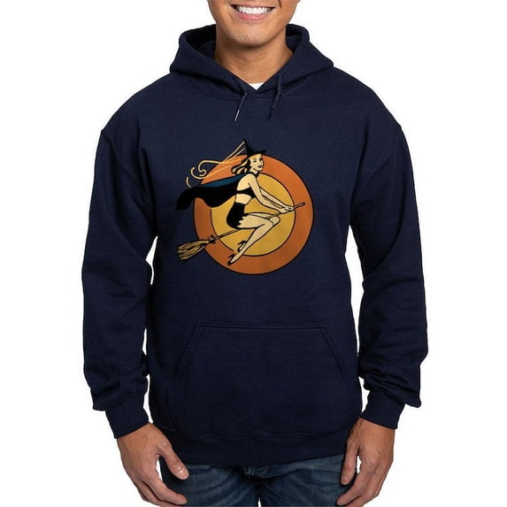 CafePress - Retro Witch Hoodie - Pullover Hoodie, Classic, Comfortable Hooded Sweatshirt