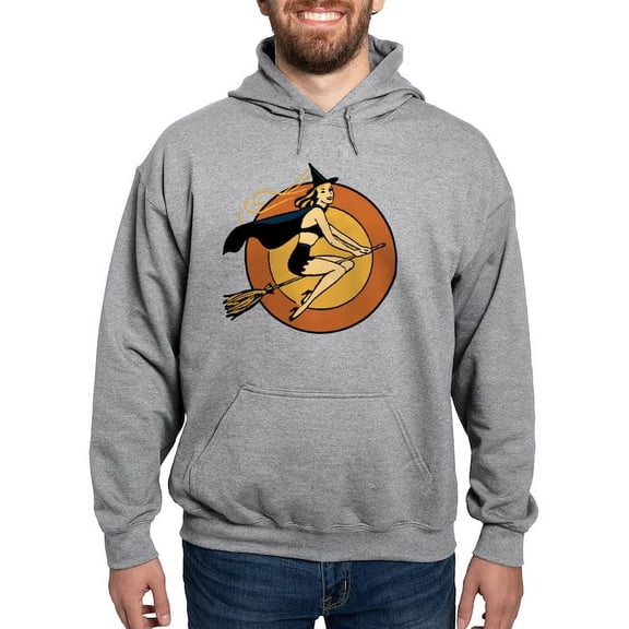 CafePress - Retro Witch Hoodie - Pullover Hoodie, Hooded Sweatshirt