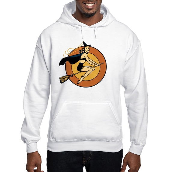 CafePress - Retro Witch Hoodie - Pullover Hoodie, Hooded Sweatshirt