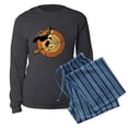 thumbnail image 1 of CafePress - Retro Witch - Women's Long Sleeve Charcoal Gray Pajamas, 1 of 3
