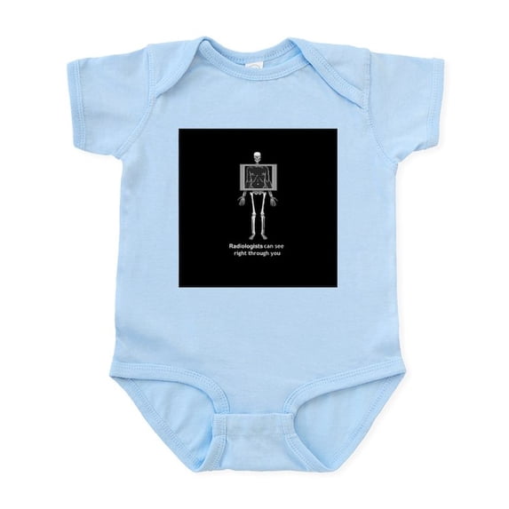 CafePress - Reverse Xray Radiologists Infant Bodysuit - Baby Light Bodysuit, Size Newborn - 24 Months