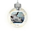 thumbnail image 1 of CafePress - Rhino! Wildlife Art! - Sparkle Fairy Lights Ornament Ball, 1 of 4