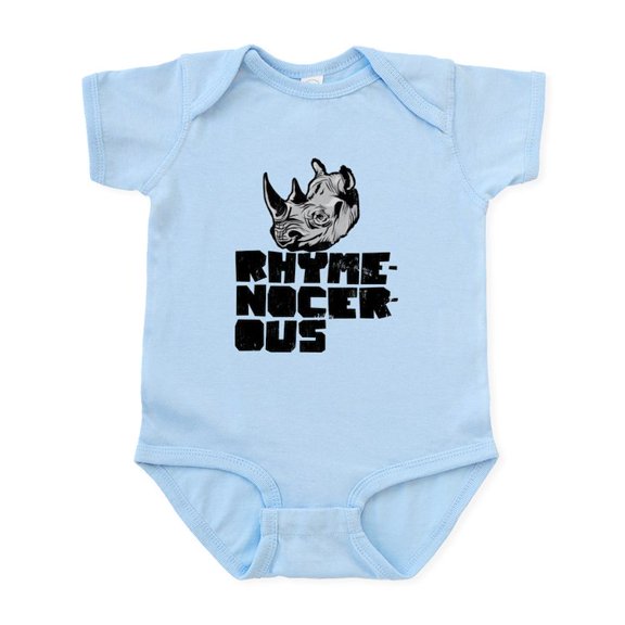 CafePress - Rhymenocerous Graffiti Infant Bodysuit - Baby Light Bodysuit, Size Newborn - 24 Months