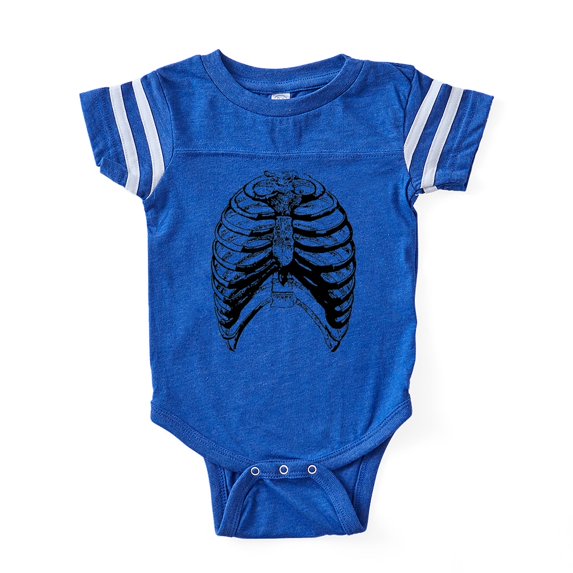 CafePress - Rib Cage_Tr - Cute Infant Baby Football Bodysuit