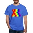 thumbnail image 1 of CafePress - Ribbons For All Dark T Shirt - Men's Classic Graphic Cotton T-Shirt, 1 of 4