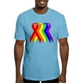 thumbnail image 1 of CafePress - Ribbons For All Fitted T Shirt - Fitted T-Shirt, Vintage Fit Soft Cotton Tee, 1 of 4