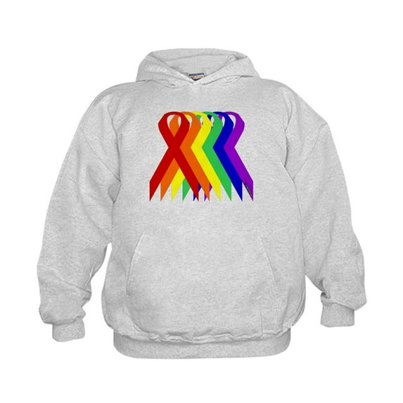 CafePress - Ribbons For All - Kids Hooded Sweatshirt, Classic Hoodie