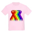 thumbnail image 1 of CafePress - Ribbons For All Kids Light T Shirt - Light T-Shirt Kids XS-XL, 1 of 4