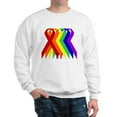 thumbnail image 1 of CafePress - Ribbons For All Sweatshirt - Crew Neck Sweatshirt, 1 of 4