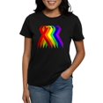 thumbnail image 1 of CafePress - Ribbons For All Women's Dark T Shirt - Women's Traditional Fit Dark T-Shirt, 1 of 4
