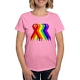 thumbnail image 1 of CafePress - Ribbons For All Women's Dark T Shirt - Women's Traditional Fit Dark T-Shirt, 1 of 4