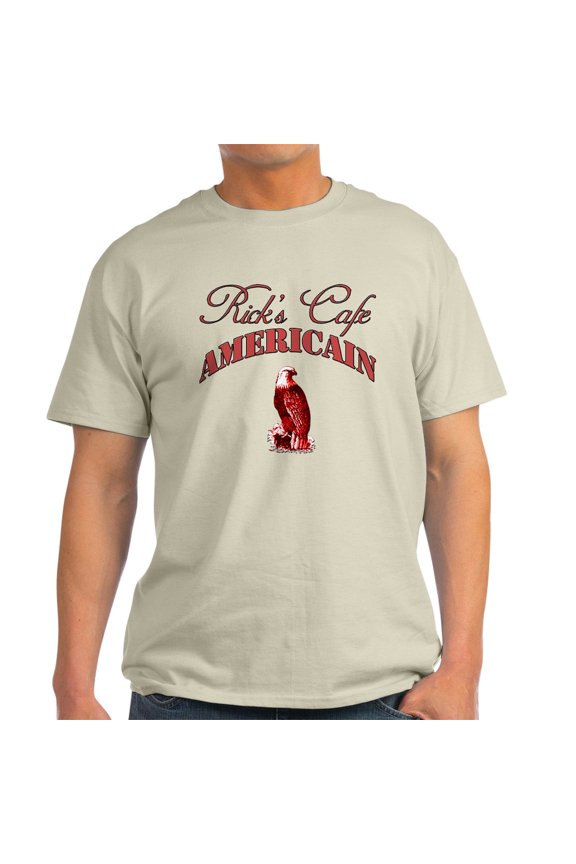 - Rick's Cafe American Light T Shirt - Men's Classic Graphic T-Shirt