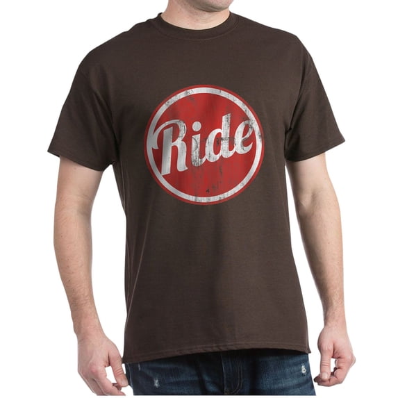 CafePress - Ride Dark T Shirt - Men's Classic Graphic Cotton T-Shirt