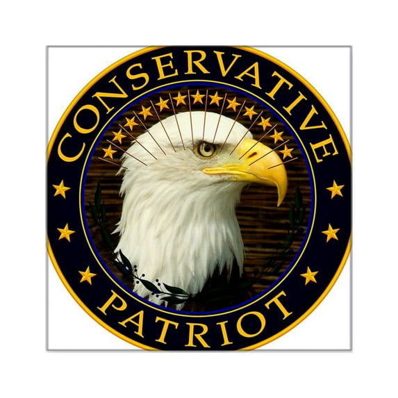 CafePress - Right Wing Conservative Sticker - Square Sticker 3" x 3"