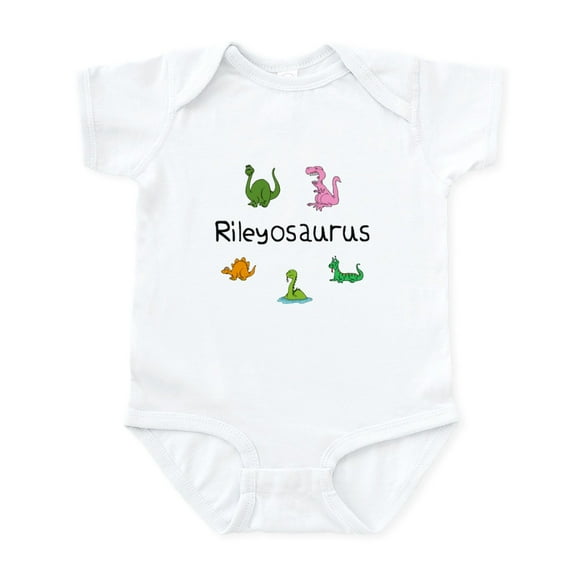 CafePress - Rileyosaurus Infant Bodysuit - Baby Light Bodysuit, Size Newborn - 24 Months
