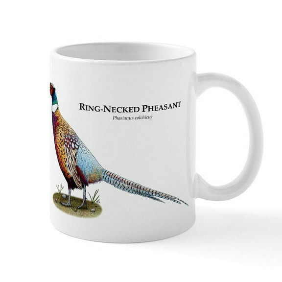 CafePress - Ring Necked Pheasant Mug - 11 oz Ceramic Mug - Novelty Coffee Tea Cup