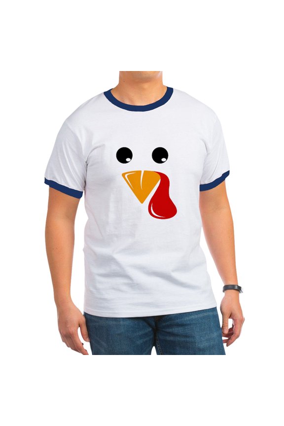 - Ringer T - 100% Cotton Ringed T-Shirt