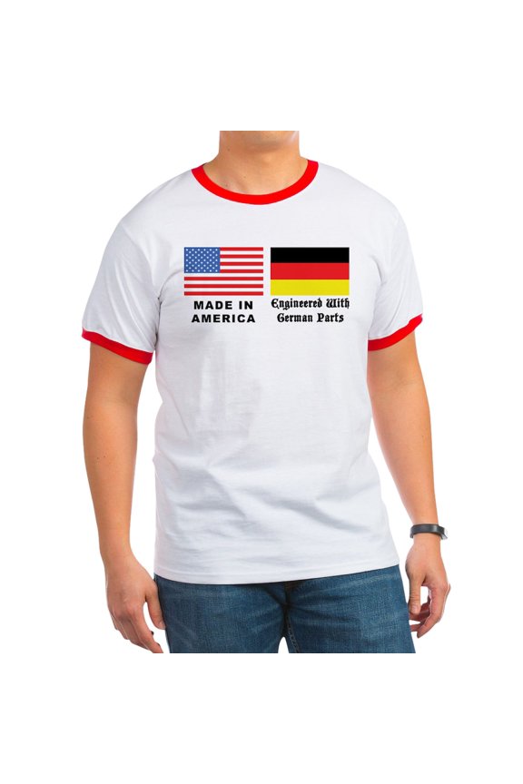 - Ringer T - 100% Cotton Ringed T-Shirt