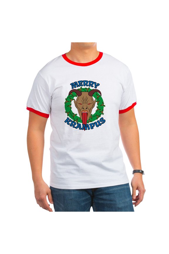 - Ringer T - 100% Cotton Ringed T-Shirt