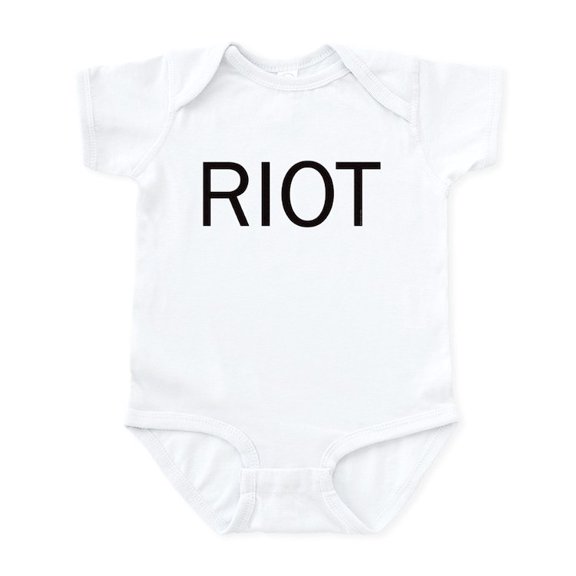 CafePress - Riot Infant Bodysuit - Baby Light Bodysuit, Size Newborn - 24 Months