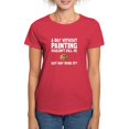 thumbnail image 1 of CafePress - Risk It Painting T Shirt - Women's Traditional Fit Dark T-Shirt, 1 of 4