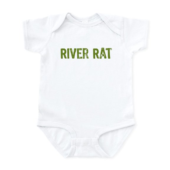 CafePress - River Rat Infant Bodysuit - Baby Light Bodysuit, Size Newborn - 24 Months