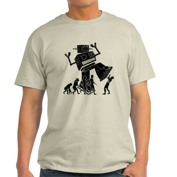 CafePress - Robot Apocalypse T Shirt - Men's Classic Graphic T-Shirt