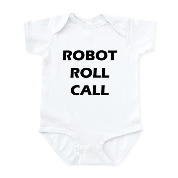 CafePress - Robot Roll Call Infant Bodysuit - Baby Light Bodysuit, Size Newborn - 24 Months
