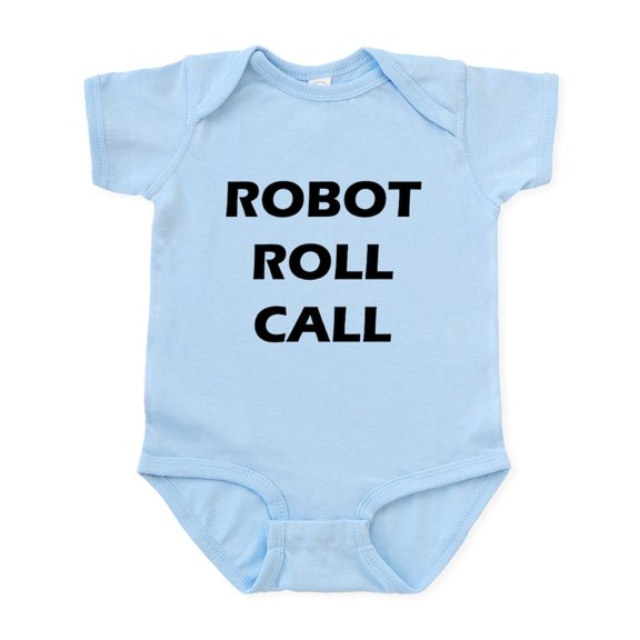 CafePress - Robot Roll Call Infant Bodysuit - Baby Light Bodysuit, Size Newborn - 24 Months
