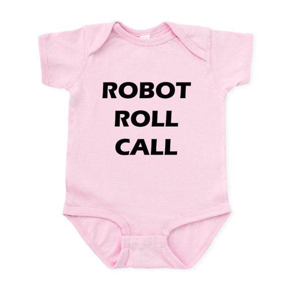 CafePress - Robot Roll Call Infant Bodysuit - Baby Light Bodysuit, Size Newborn - 24 Months