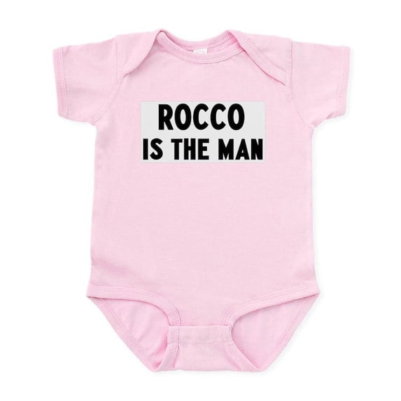 CafePress - Rocco Is The Man Infant Bodysuit - Baby Light Bodysuit, Size Newborn - 24 Months
