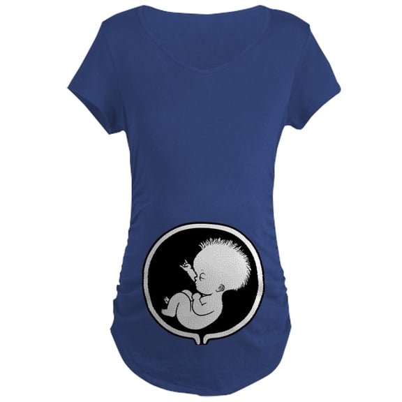 CafePress - Rock Belly Maternity Dark T Shirt - Maternity Dark T-Shirt