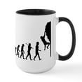 thumbnail image 1 of CafePress - Rock Climber Large Mug - 15 oz Ceramic Large White Novelty Mug, 1 of 4