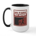 thumbnail image 1 of CafePress - Rock Climber Large Mug - 15 oz Ceramic Large White Novelty Mug, 1 of 4