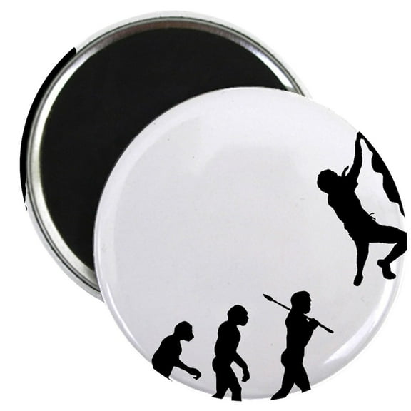 CafePress - Rock Climbing 2 Magnet - 2.25" Round Magnet, Refrigerator Magnet, Button Magnet Style