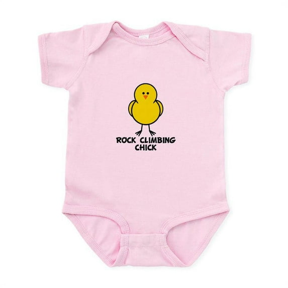 CafePress - Rock Climbing Chick Infant Bodysuit - Baby Light Bodysuit, Size Newborn - 24 Months
