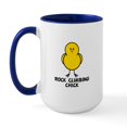 thumbnail image 1 of CafePress - Rock Climbing Chick Large Mug - 15 oz Ceramic Large White Novelty Mug, 1 of 4