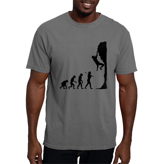 CafePress - Rock Climbing T Shirt - Mens Comfort Colors Shirt