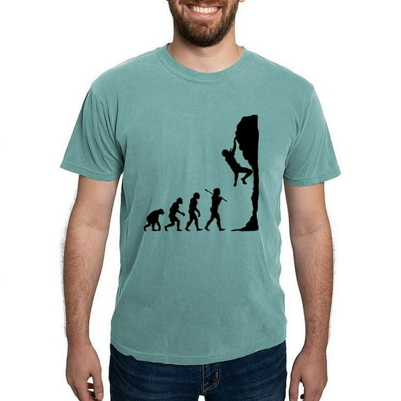 CafePress - Rock Climbing T Shirt - Mens Comfort Colors Shirt