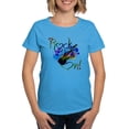 thumbnail image 1 of CafePress - Rock On Women's Dark T Shirt - Women's Traditional Fit Dark T-Shirt, 1 of 4