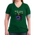 thumbnail image 1 of CafePress - Rock Out With Your Hoch Out Light T Shirt - Women's V-Neck Dark T-Shirt, 1 of 1