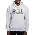 thumbnail image 1 of CafePress - Rock Paper Chemo Hooded Sweatshirt - Pullover Hoodie, Hooded Sweatshirt, 1 of 3