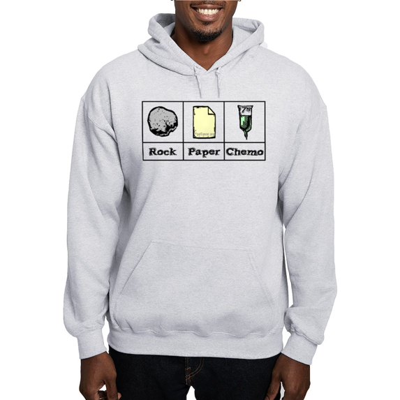 CafePress - Rock Paper Chemo Hooded Sweatshirt - Pullover Hoodie, Hooded Sweatshirt