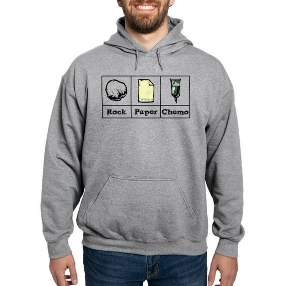 CafePress - Rock Paper Chemo Hooded Sweatshirt - Pullover Hoodie, Hooded Sweatshirt