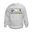 thumbnail image 1 of CafePress - Rock Paper Chemo Kids Sweatshirt - Kids Sweatshirt, Youth Crew Neck Sweatshirt, 1 of 4