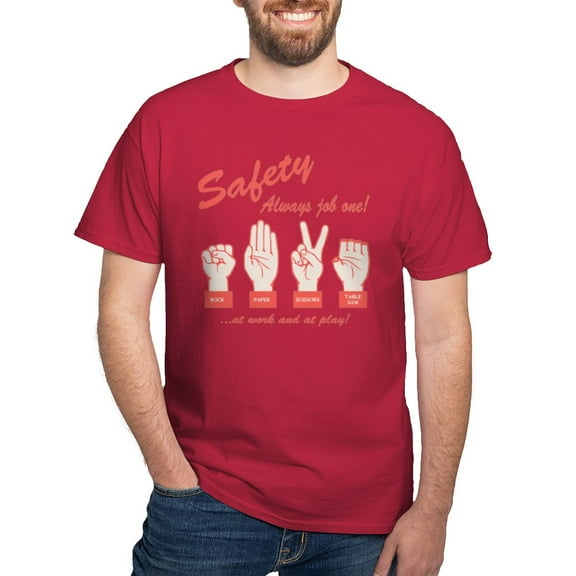 CafePress - Rock Paper Tool2 T T Shirt - Men's Classic Graphic Cotton T-Shirt