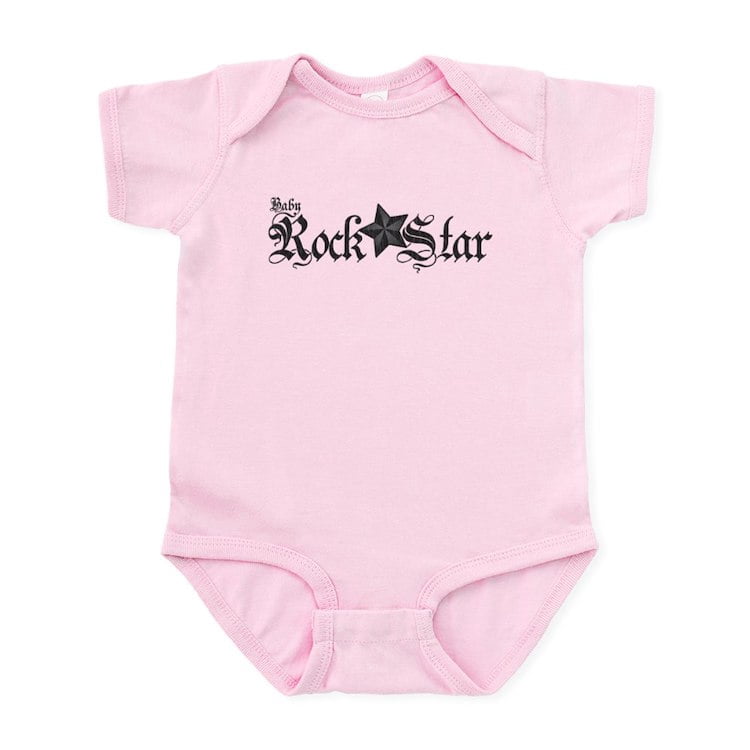 CafePress - Rock Star & Company Baby Onesie - Baby Light Bodysuit, Size Newborn - 24 Months
