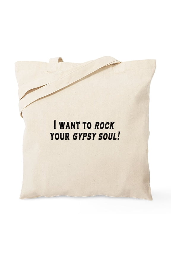 - Rock Your Gypsy Soul Tote Bag - Unisex Canvas Tote Bag, Beige, 1-Piece